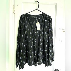 NWT Gudrun Sjoden Lavender Blouse